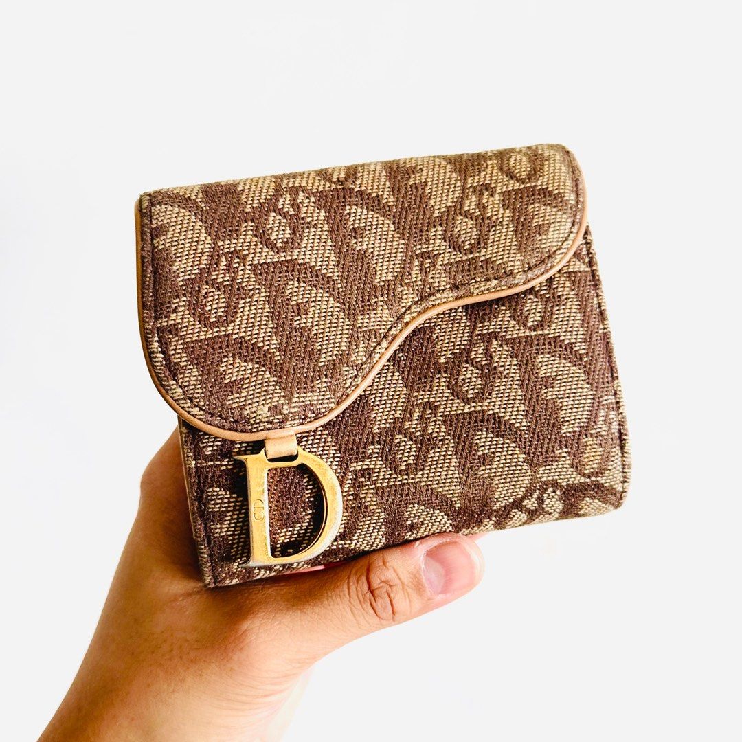 Christian dior 2024 saddle wallet