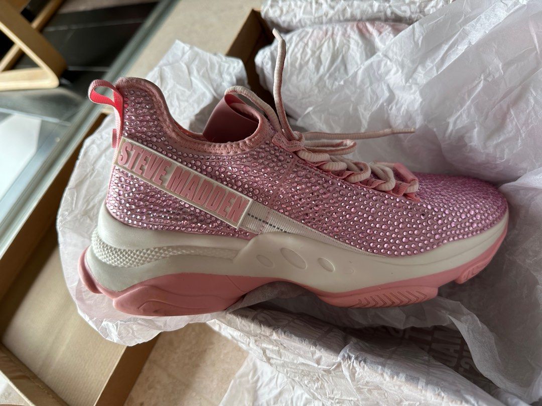 Steve madden cheap pink sneakers