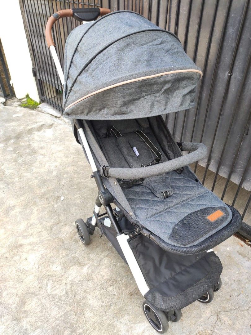 Stroller Cabin Size Babyelle Genius S355 Grey Bayi Anak Kereta