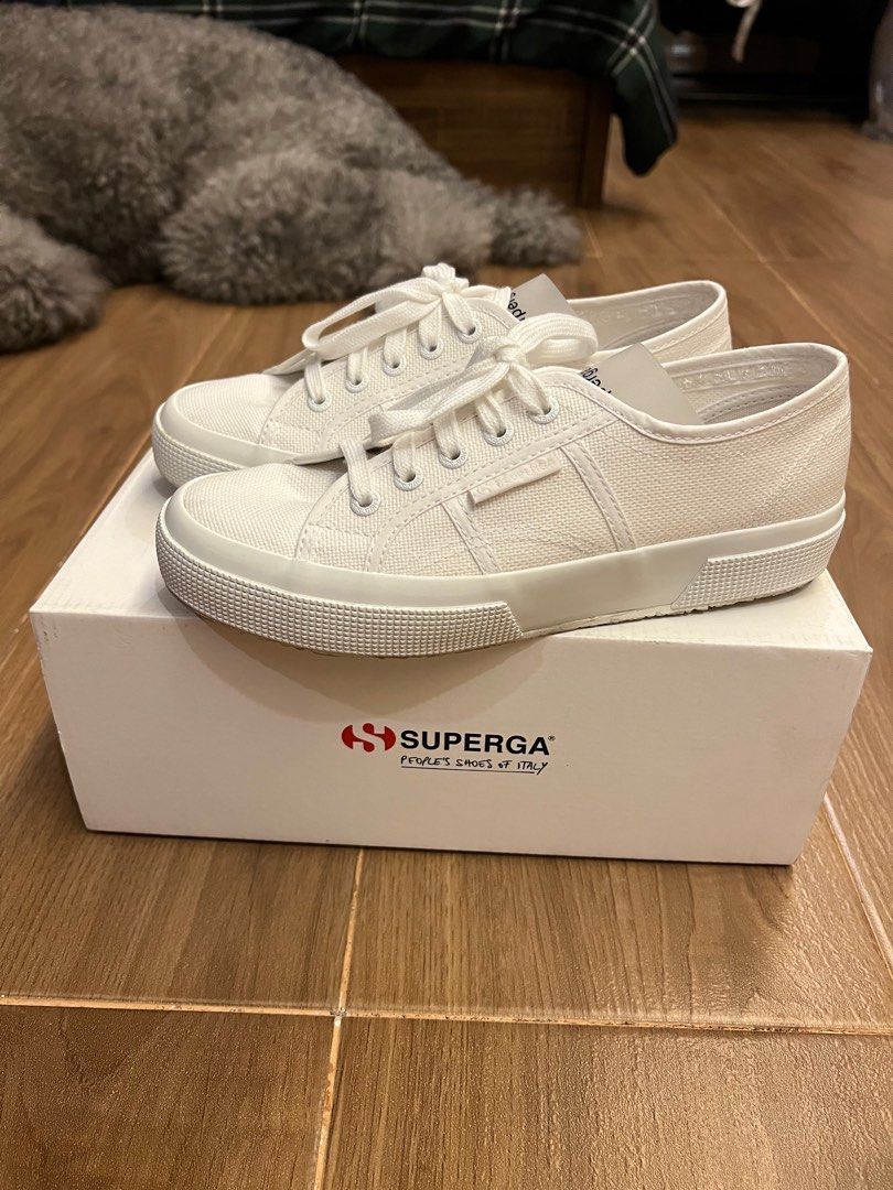 Superga cotu sale total white