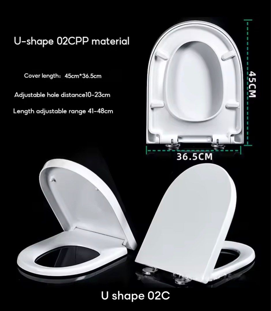 U shape 02C Toilet bowl lid cover Household universal toilet seat cover