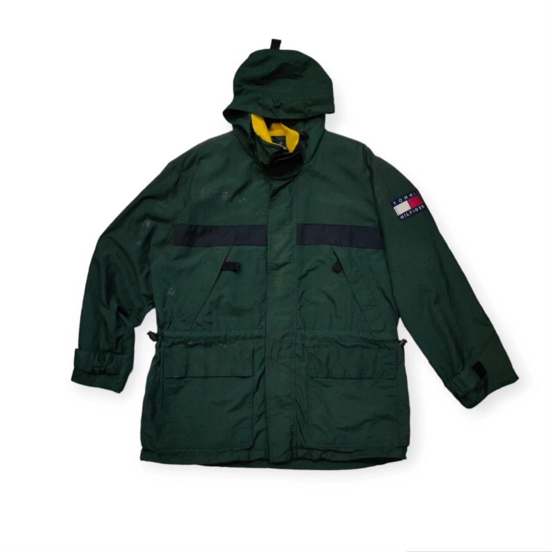 Tommy Hilfiger Parka Jacket Vintage Vtg Gorpcore outdoor Hiking