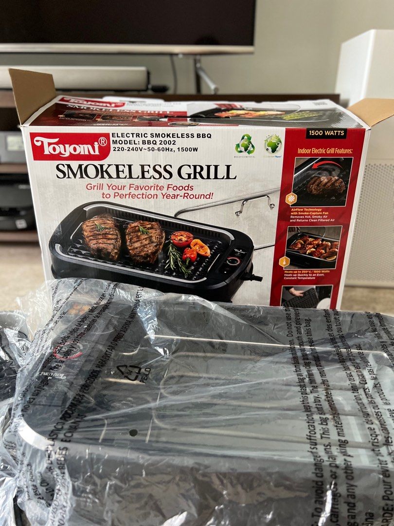 Toyomi Smokeless Grill No Power, TV & Home Appliances, Kitchen Appliances, BBQ, Grills