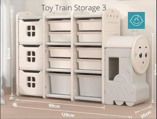 RUSH ‼️ Train Toy Storage Rack Organizer