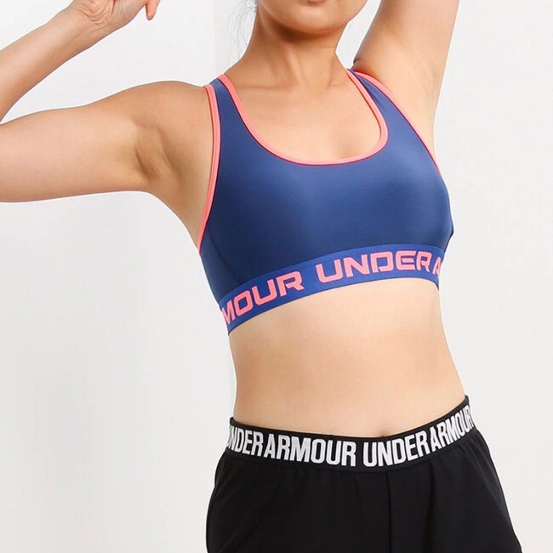 Under Armour Women DFO Crossback Mid Sports Bra on Carousell