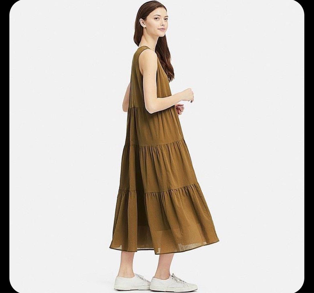 Uniqlo maxi dress 2025