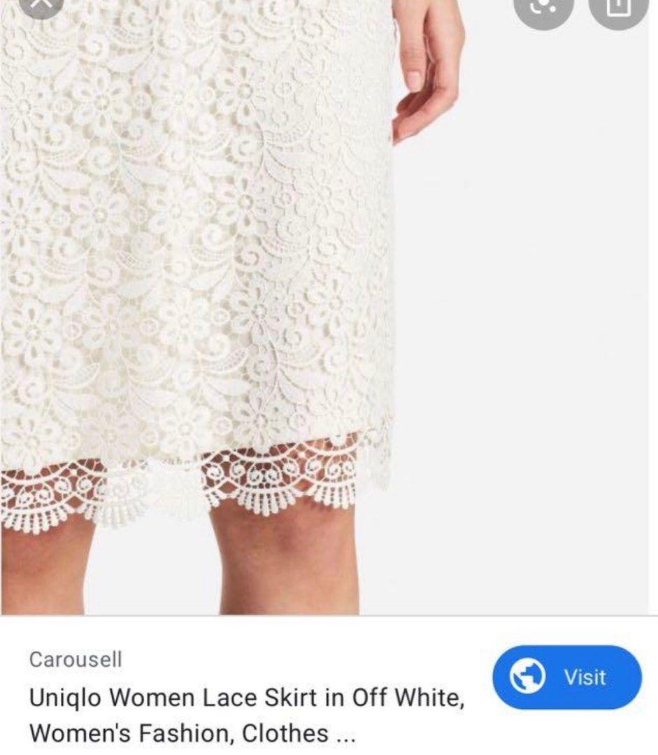 Lace skirt uniqlo cheap