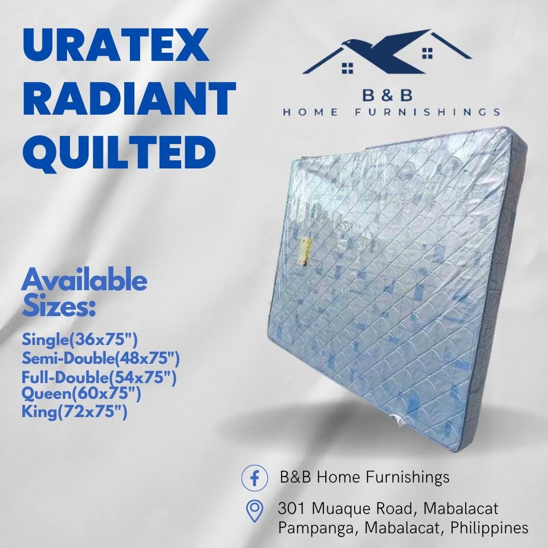 Uratex Radiant Quilted Mattress, Furniture & Home Living, Furniture