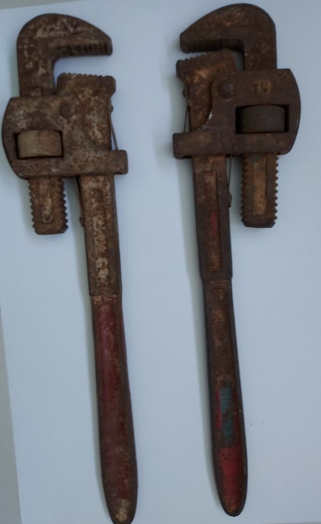 Used Heavy duty pipe wrenches for sale