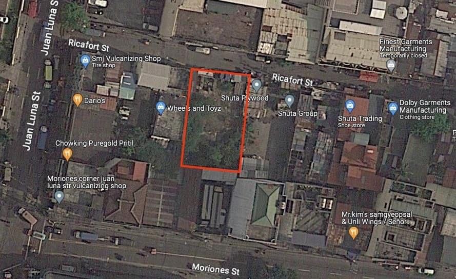Vacant Lot for Lease 375 sqm Ricafort Street Tondo Manila, Property