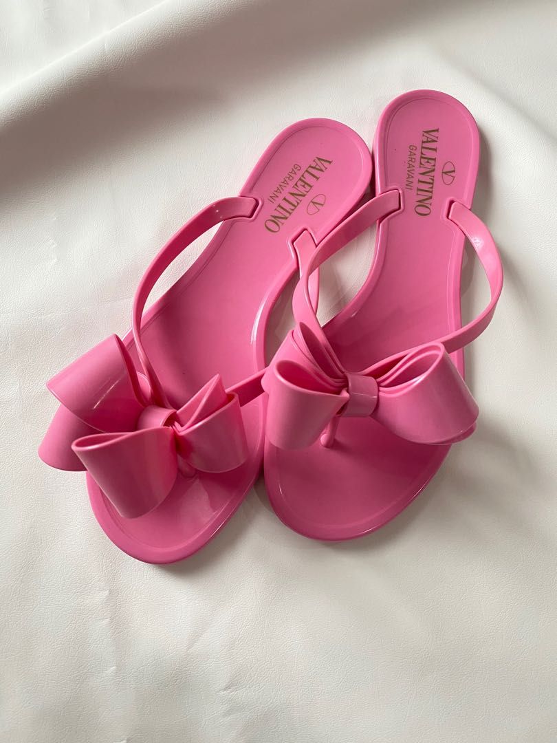 Valentino jelly store bow sandals