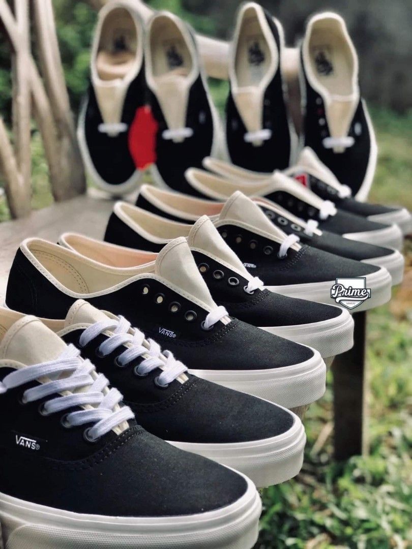 Vans black bone sales