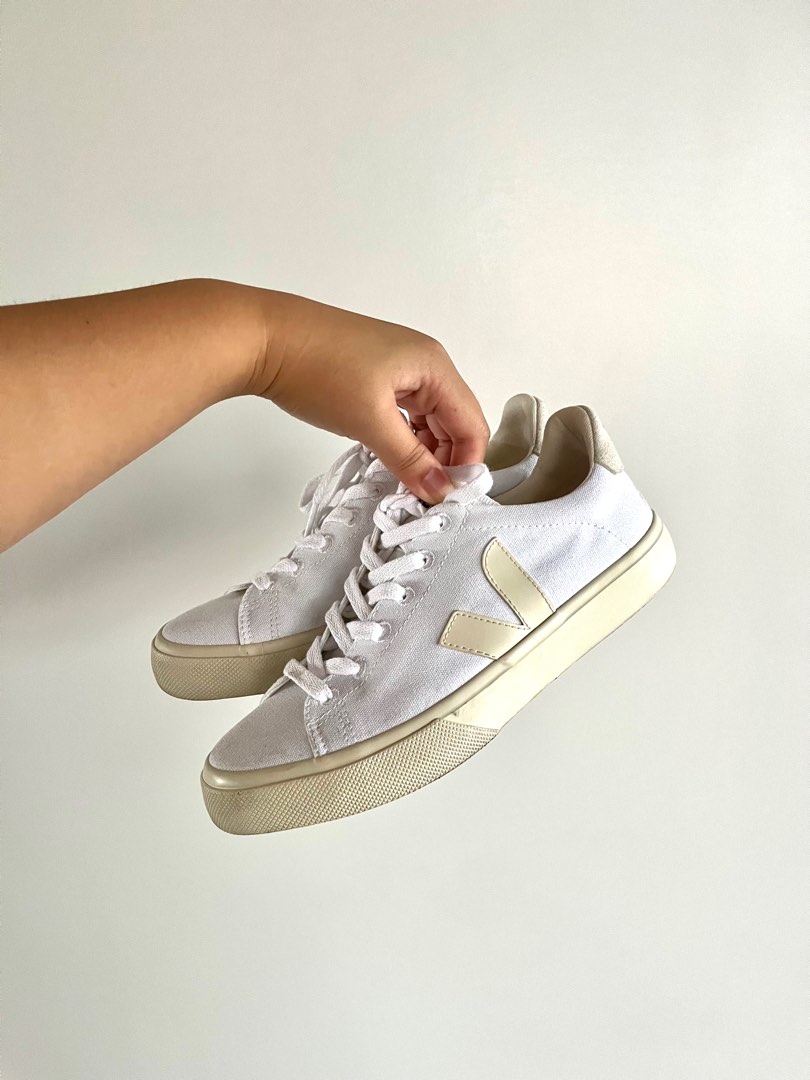 Veja Campo Canvas White Pierre Women s Fashion Footwear