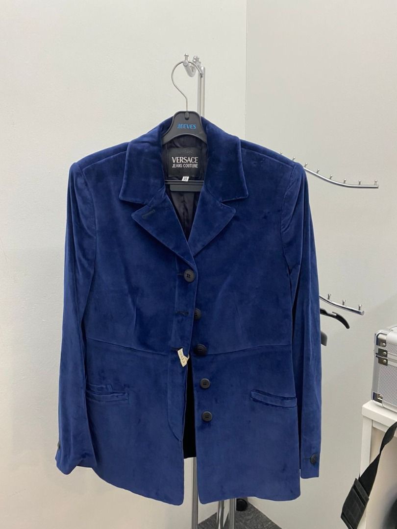 Versace velvet blazer outlet