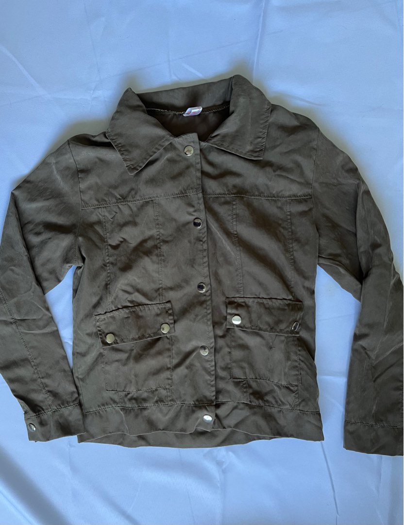 Vintage green military jacket, Women's Fashion, Coats, Jackets and