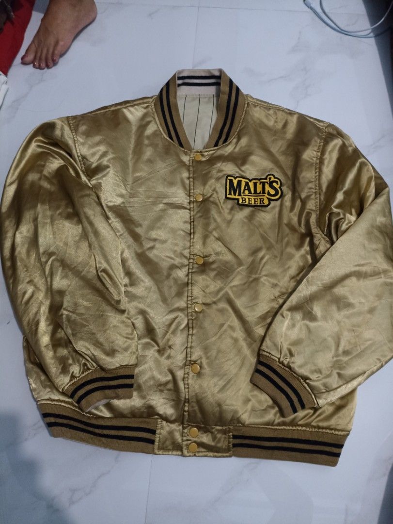 Vintage Malts beer varsity jacket on Carousell