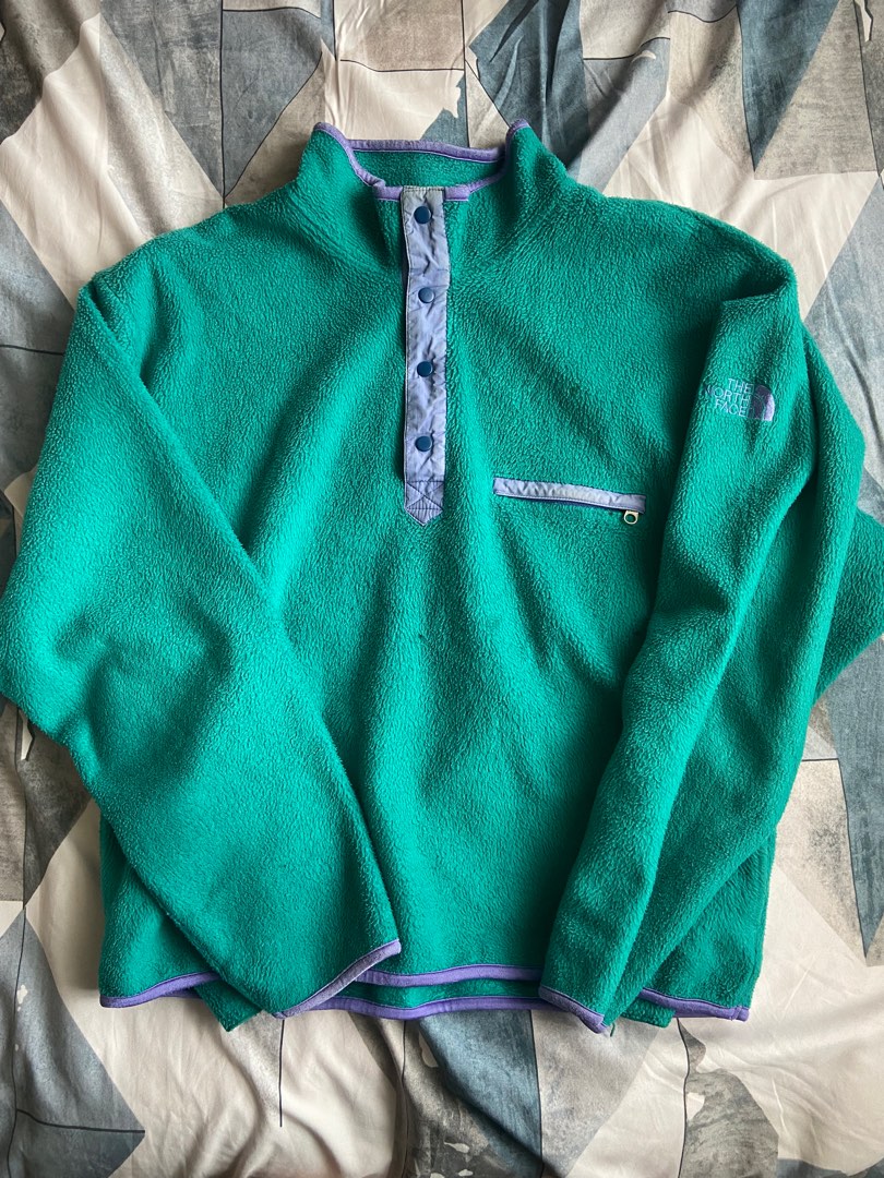 Vintage North face fleece pullover, Men's Fashion, Coats, Jackets and