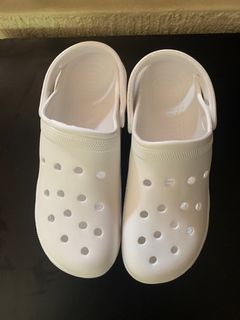 White Platform Generic Crocs