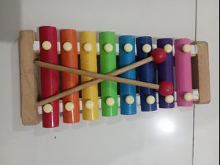 wooden montessori xylophone