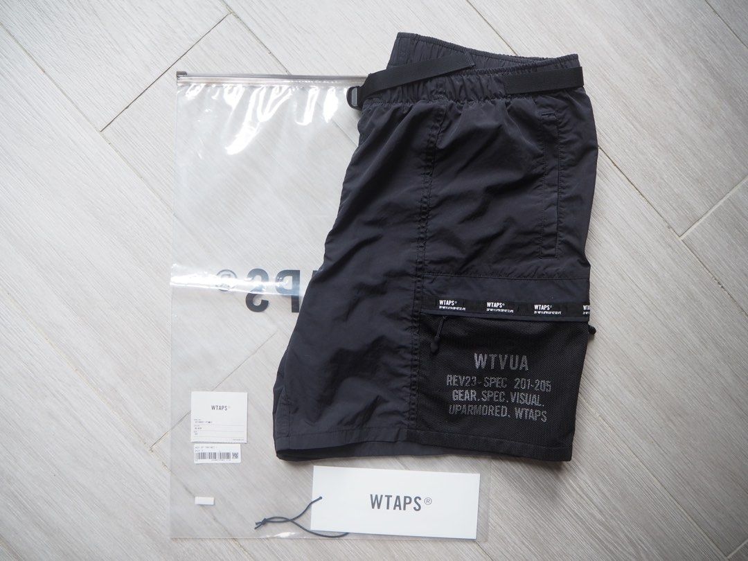WTAPS TRACK SHORTS NYLON TUSSAH (221BRDT-PTM07), 男裝, 褲＆半截裙
