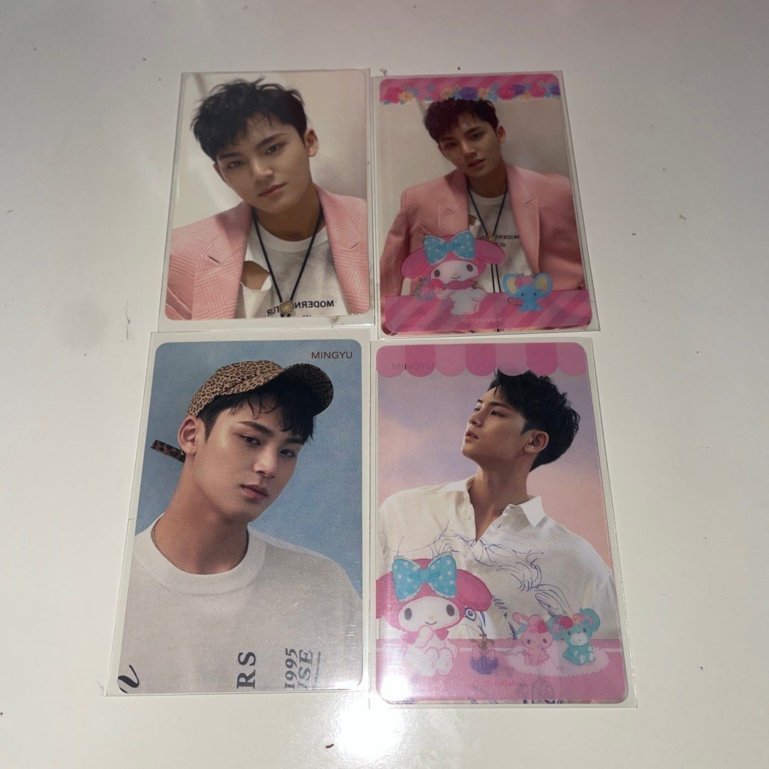 wts/lfb seventeen svt mingyu fallin flower pcs photocards, Hobbies