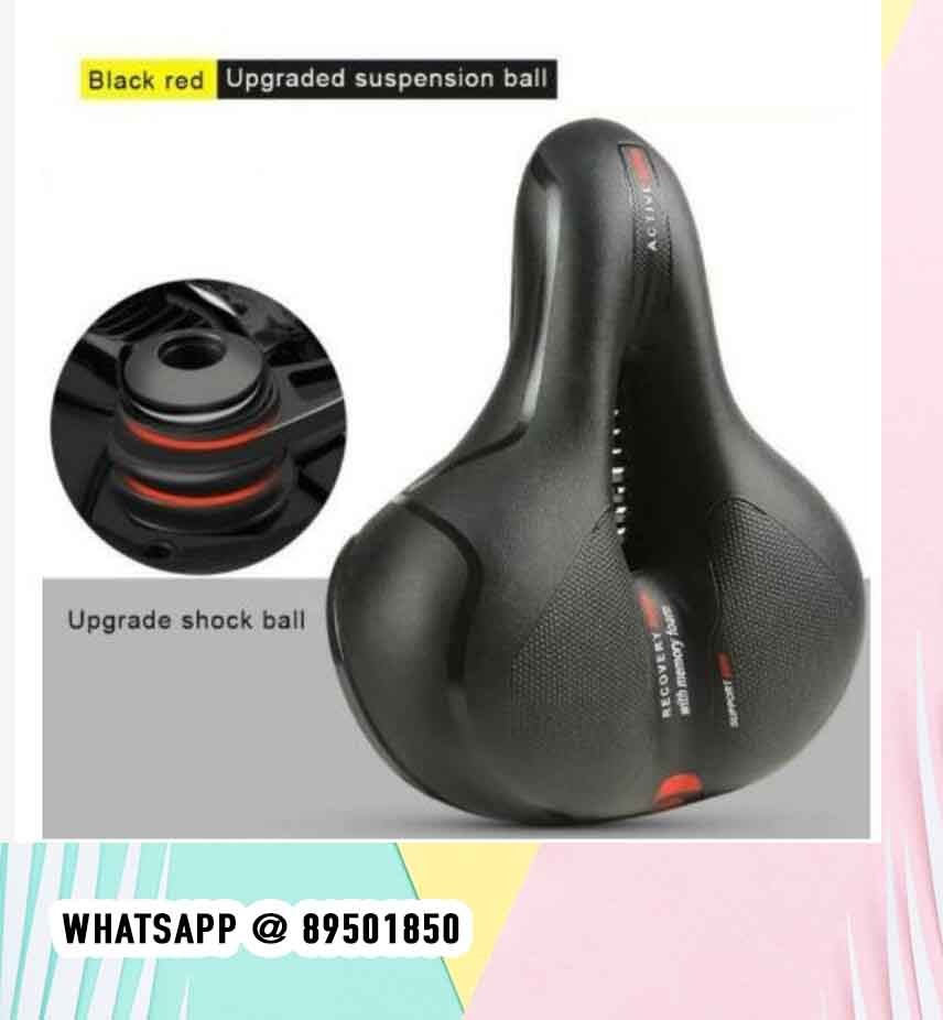 XL SEAT Soft Bicycle Seat Big Butt Saddle Mountain Bike rack 16