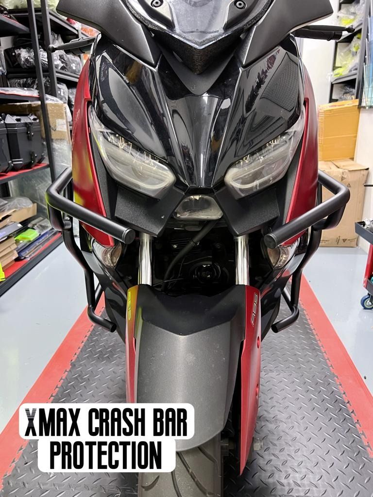 Xmax 300 Xmax 2023 crash bar protection, Motorcycles, Motorcycle Accessories on Carousell
