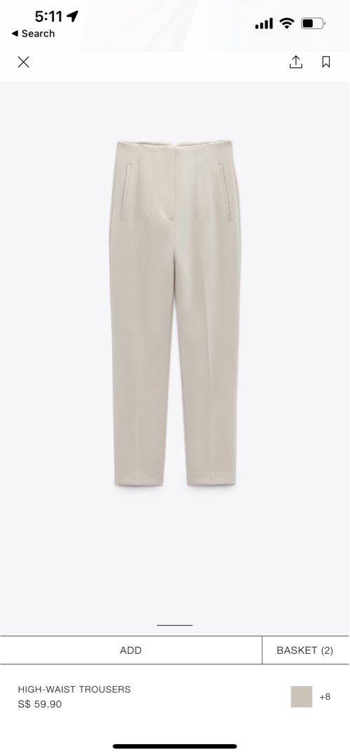 Buy Cream Trousers & Pants for Women by Not So Pink Online | Ajio.com