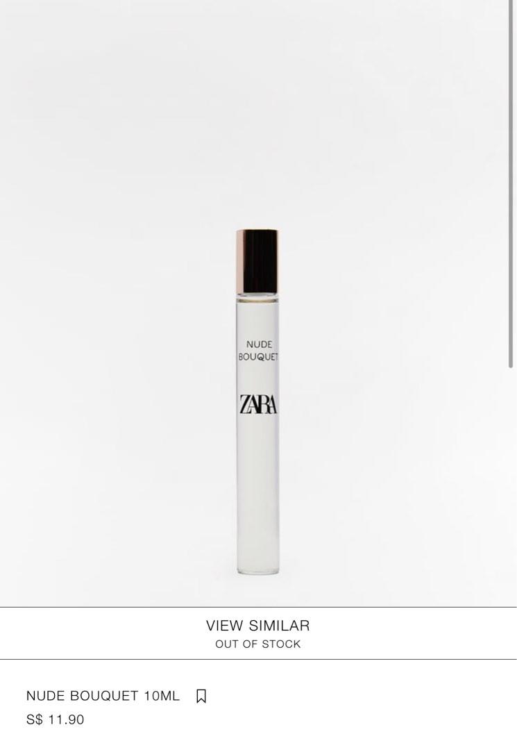 Zara Perfume nude bouquet rollerball EDP (open to trades), Beauty