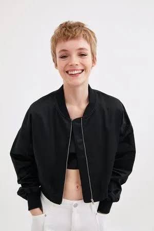 Bomber jacket ladies zara best sale