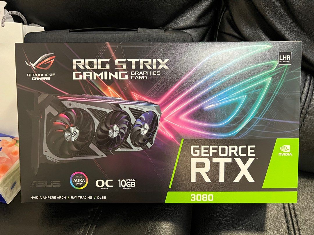 100% 行貨Asus ROG STRIX RTX 3080 O10G, 電腦＆科技, 桌上電腦- Carousell