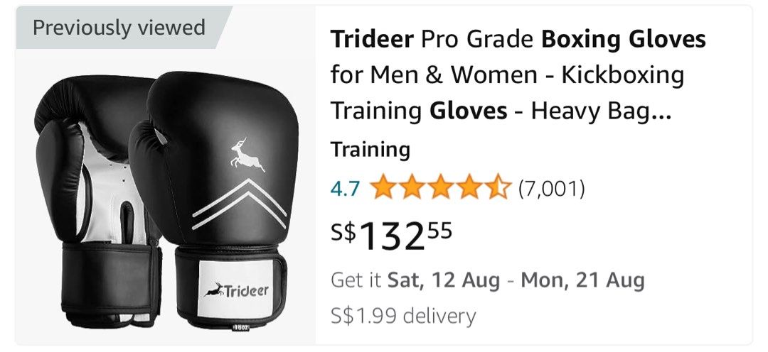 16oz Trideer Pro Grade Boxing Gloves Sports Equipment Other
