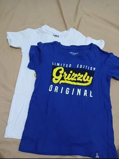 2 toddler shirts uniqlo and grizzly set