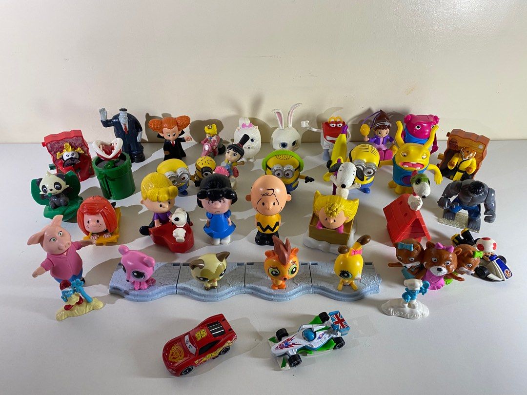 36 pcs Random Mcdonalds Happy Meal Toys Collection, Hobbies & Toys, Toys &  Games on Carousell