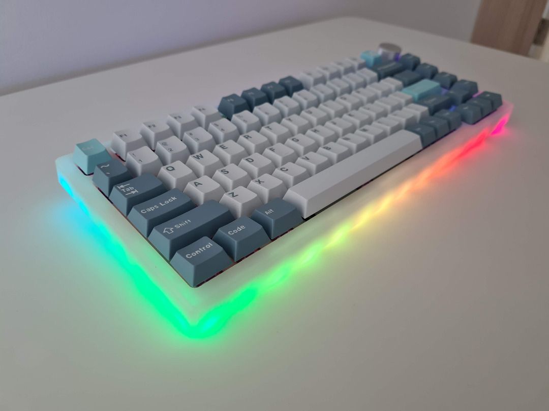 75% Custom Mechanical Keyboard (Shoko2907)- Fully Modded, Computers ...
