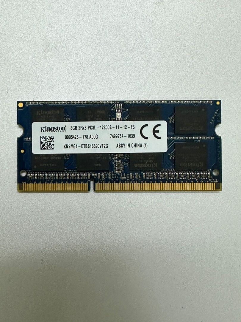 8GB DDR3L RAM Computers Tech Laptops Notebooks on Carousell