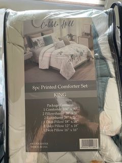 8-Piece Comforter Set - King Size
