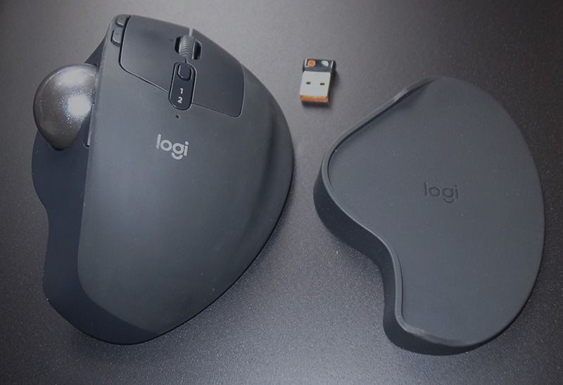 90% New Logitech MX Ergo Plus Wireless Trackball with Extr Wedge