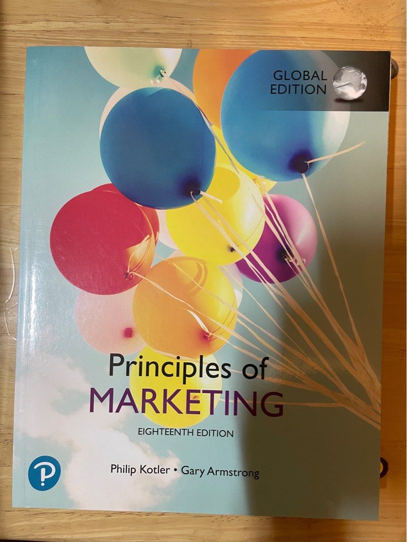 90% new] Principles of Marketing 18th Edition, 興趣及遊戲, 書本