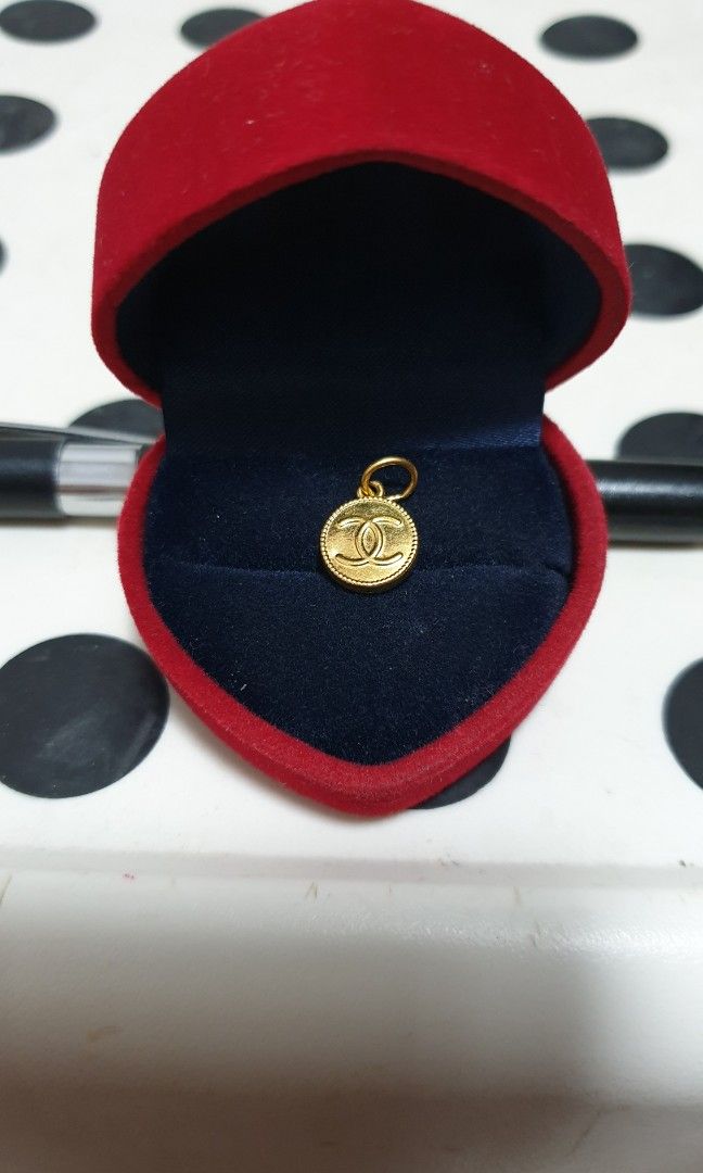 999 24k gold white two C pdt pandora charm 0.76g Women s Fashion