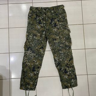 國軍公發 二手 陸軍數位迷彩野戰褲 33L (通國H2206)