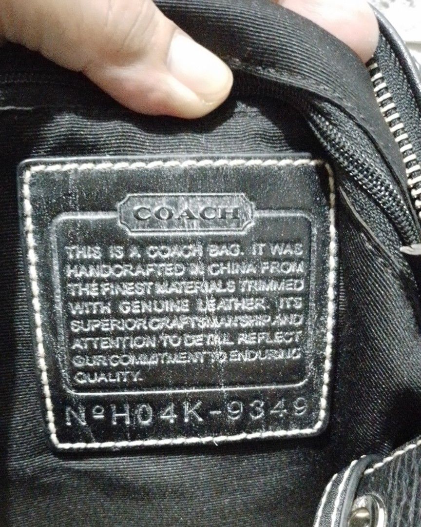 Vintage Genuine Coach Legacy Handbag Purse Black Leather G2S-9188 | eBay