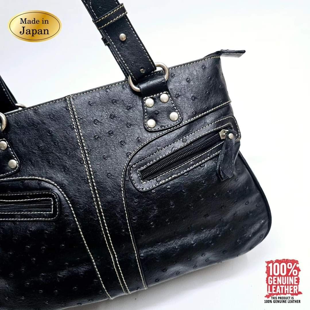 Japan Authentic Ostrich Vintage hand bag, Luxury, Bags & Wallets on  Carousell