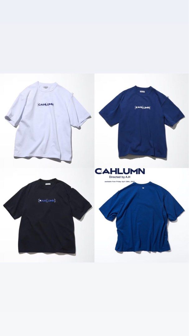 日本預訂正貨] CAHLUMN LOGO TONBO TEE, 男裝, 上身及套裝, T-shirt 