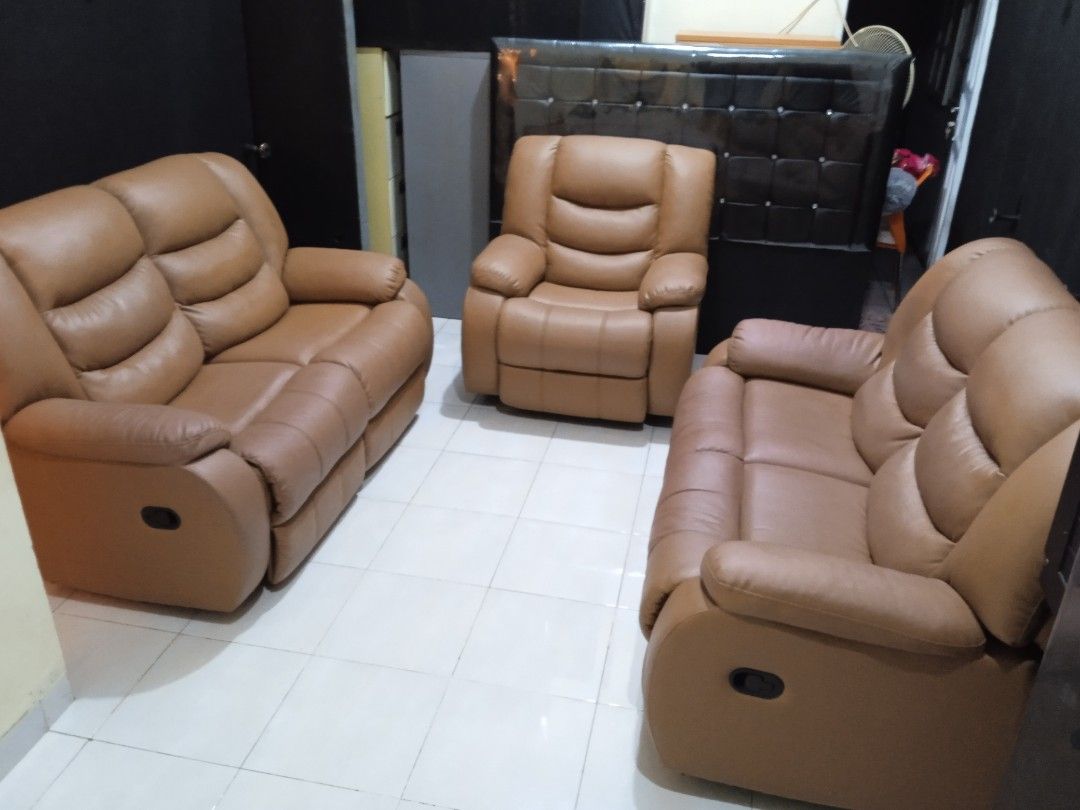 DI JUAL SOFA KURSI TAMU MERK MODIS TYPE SHELTON 2 2 1 MEWAH JUMBO