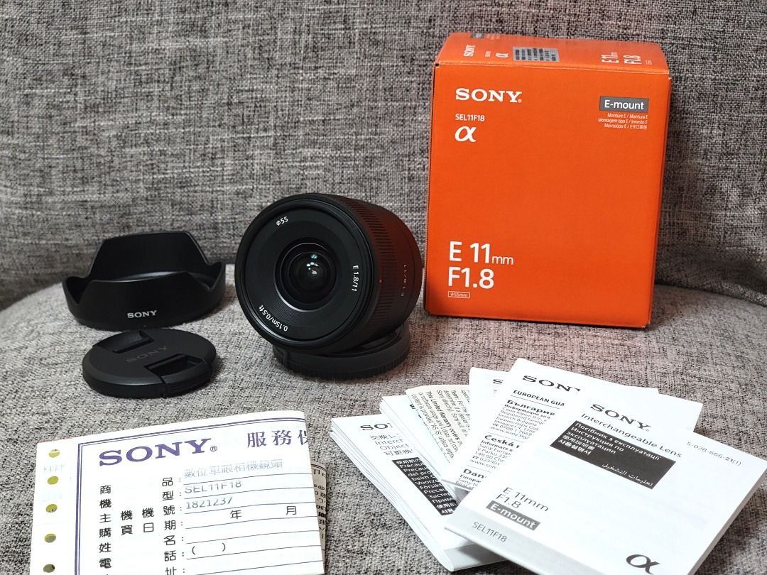 📸【售】 SONY E 11mm F1.8 (公司貨) SEL11F18 展現寬闊視野，讓你的