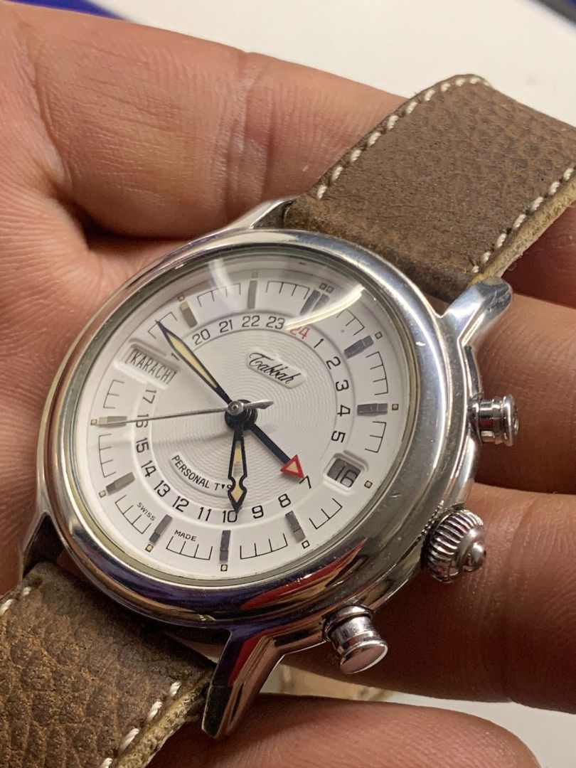 最高 バカヤロー Tabbah Personal 腕時計 自動巻 time world 時計