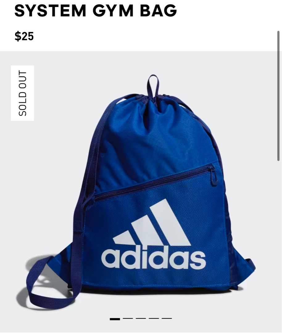 Adidas drawstring bag Men s Fashion Bags Backpacks on Carousell