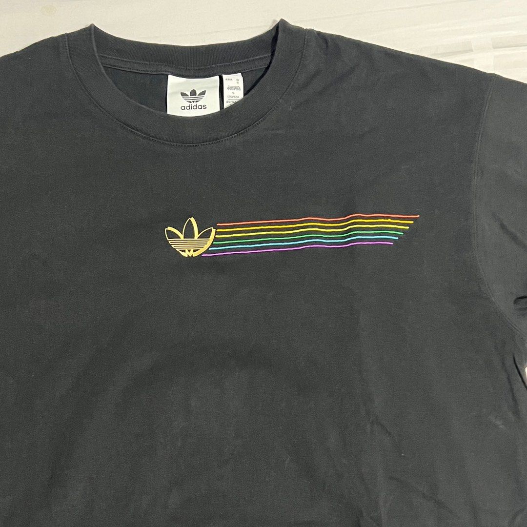 Adidas pride sales linear tee