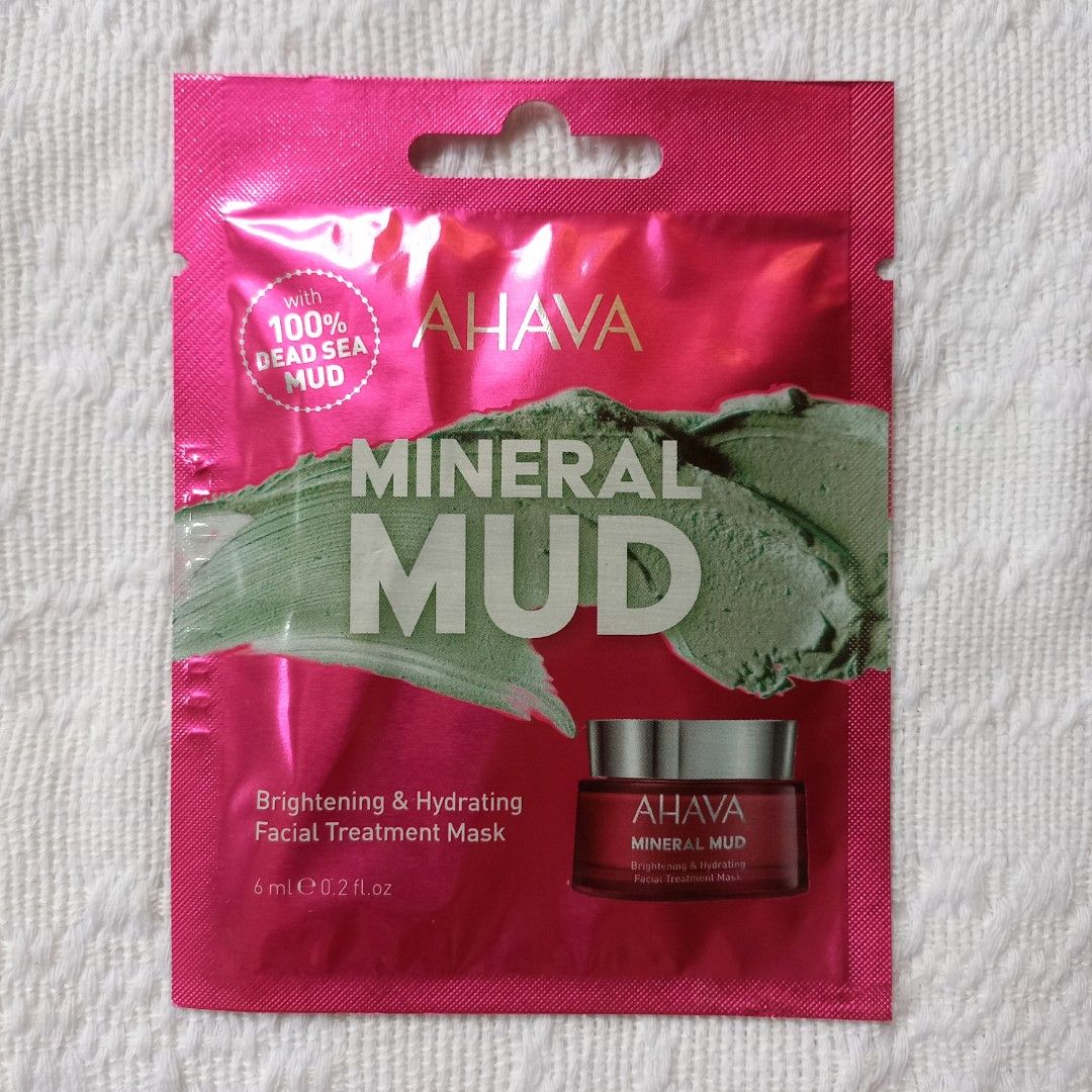 AHAVA Mineral Mud Brightening & Hydrating Facial Treatment Mask 6ml